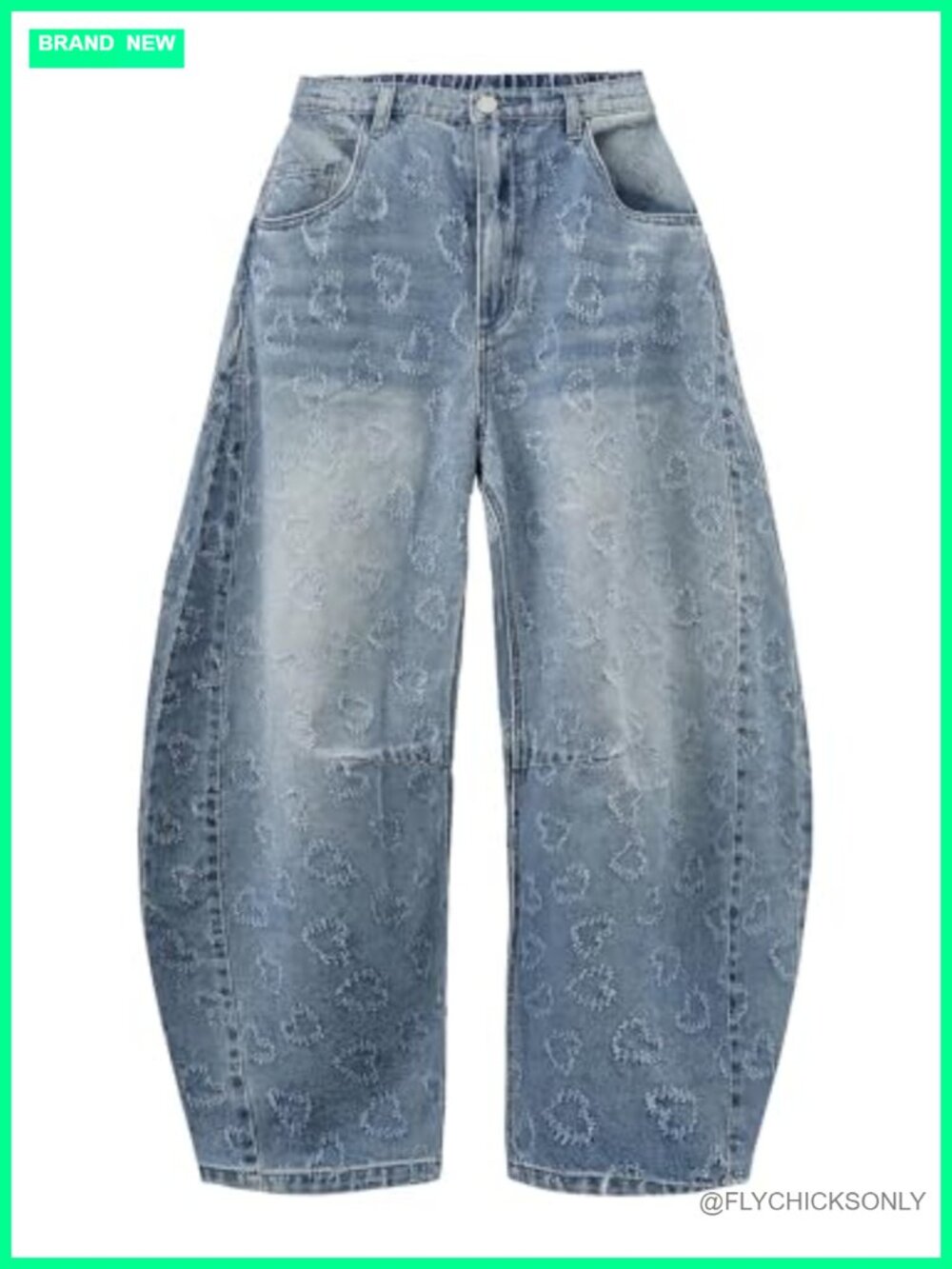 Barrel Jeans Women Y2K Boyfriend Cotton Blend Mid Rise Wide Leg Casual